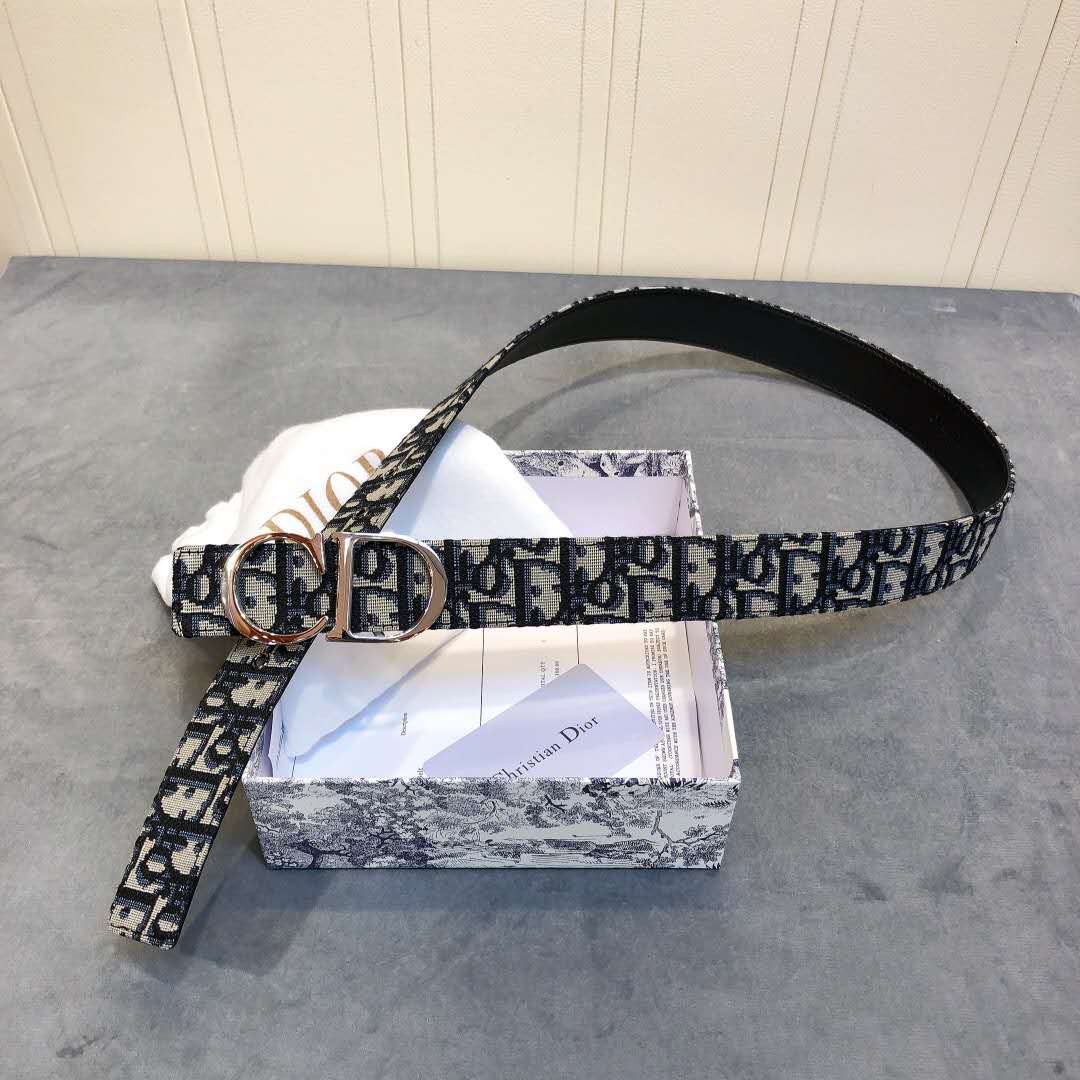 Dior Saddle Dior Oblique Belt - 