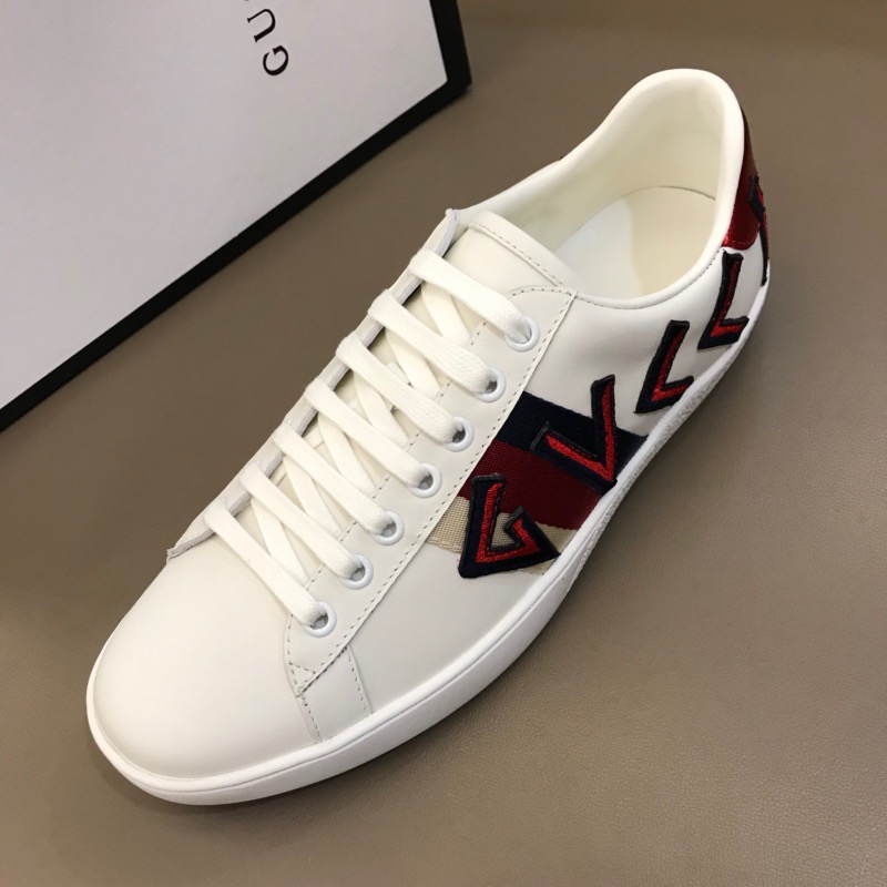 Gucci Letter Ace Embroidered Sneaker - DesignerGu