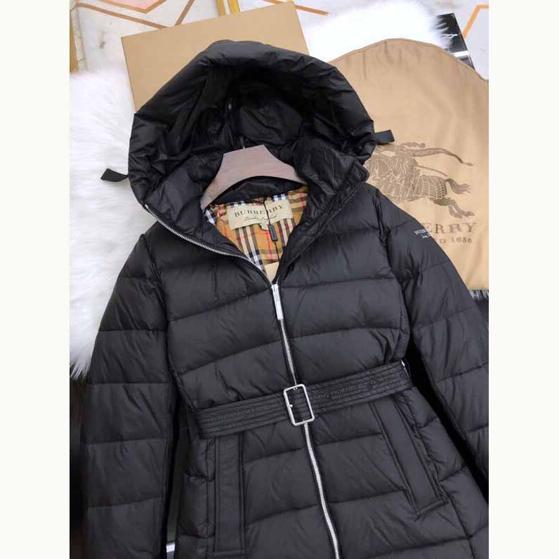 Burberry Belted Down Jacket - 