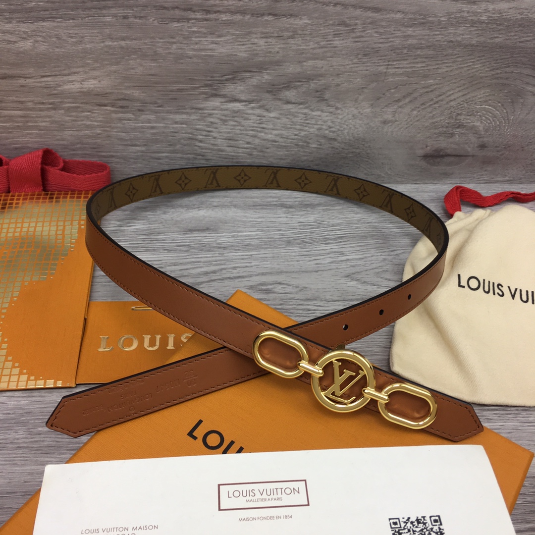 Louis Vuitton Squared LV 20mm Belt - 