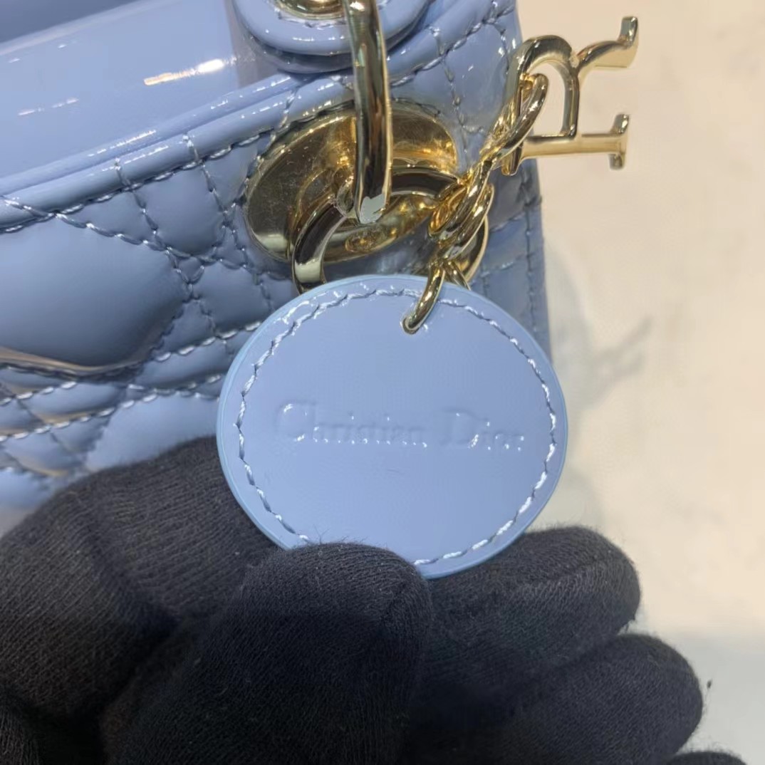 Dior Lady Bag  Cannage Calfskin（12-10-5CM） - 