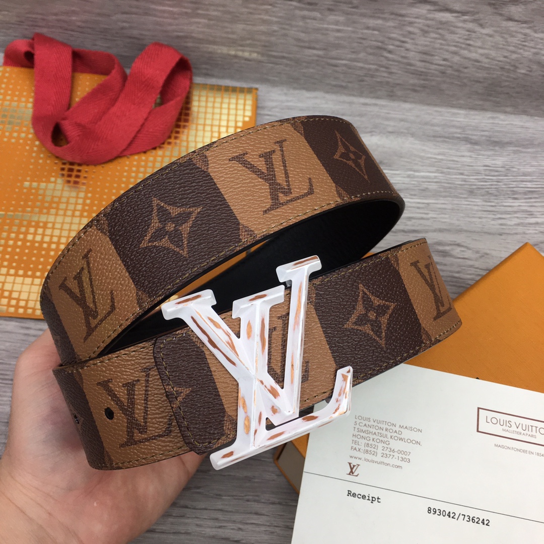 Louis Vuitton Squared LV 40mm Belt - 