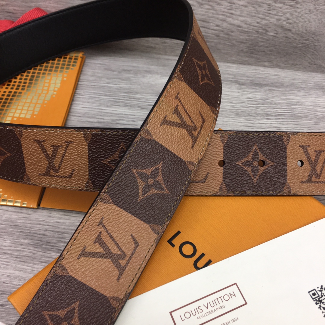 Louis Vuitton Squared LV 40mm Belt - 