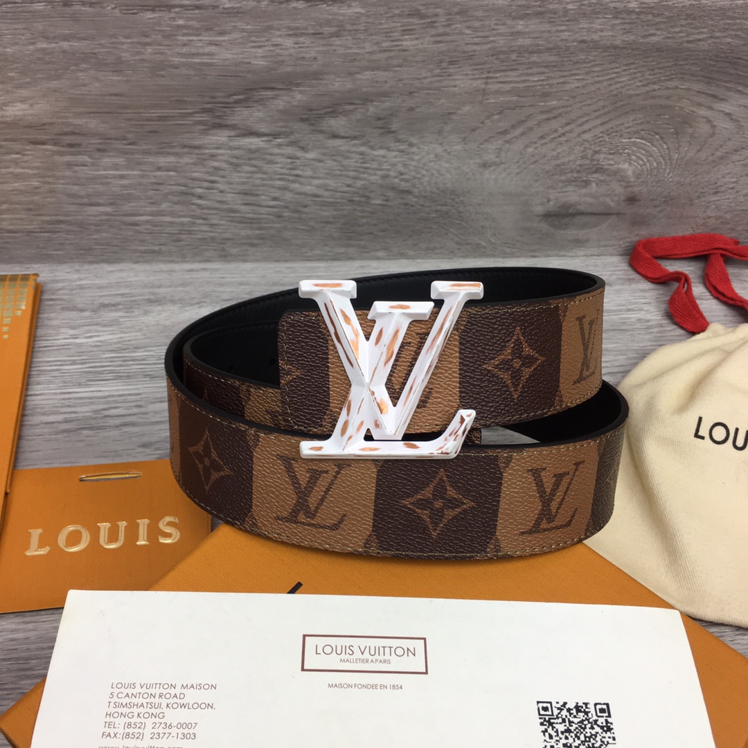 Louis Vuitton Squared LV 40mm Belt - 