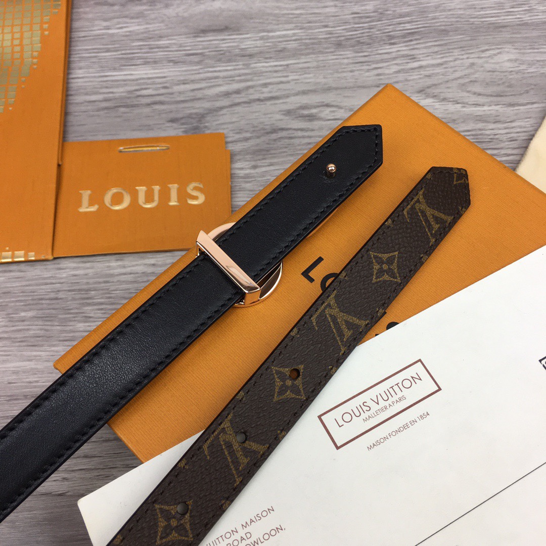 Louis Vuitton Squared LV 20mm Belt - 