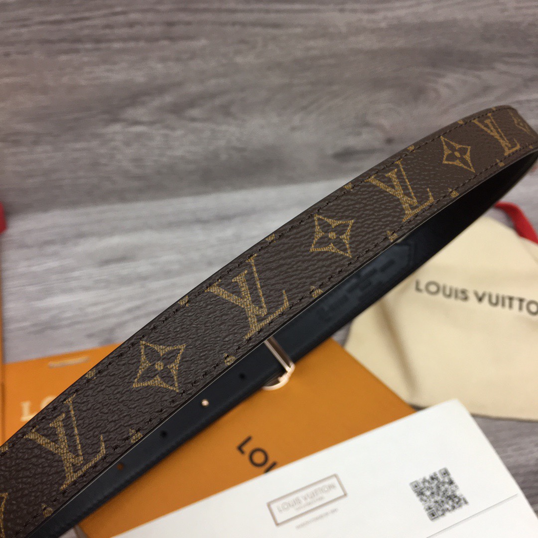 Louis Vuitton Squared LV 20mm Belt - 