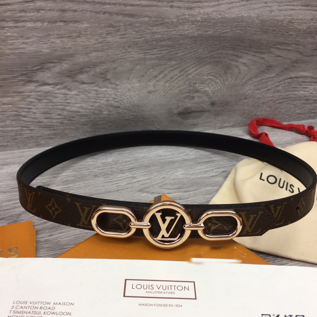 Louis Vuitton Squared LV 20mm Belt - 