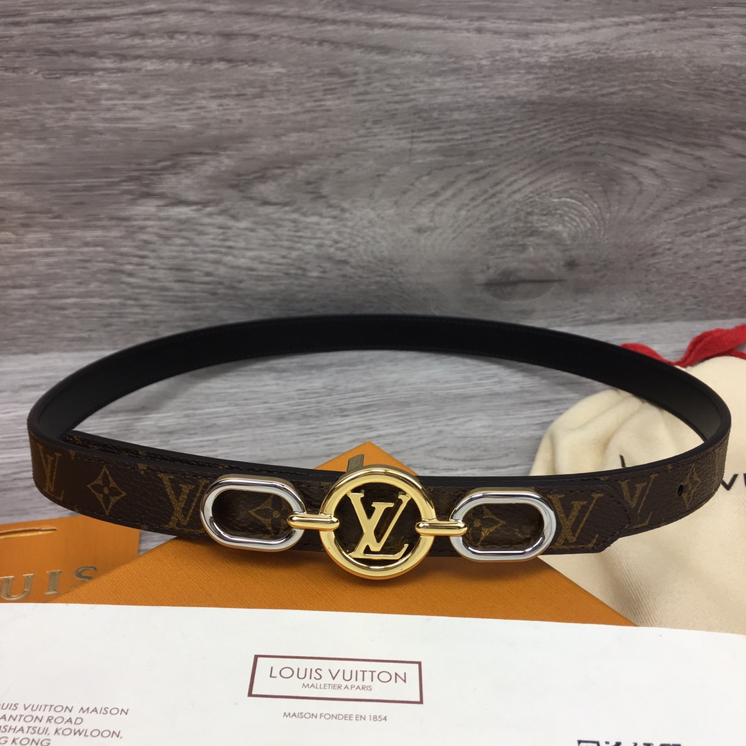 Louis Vuitton Squared LV 20mm Belt - 