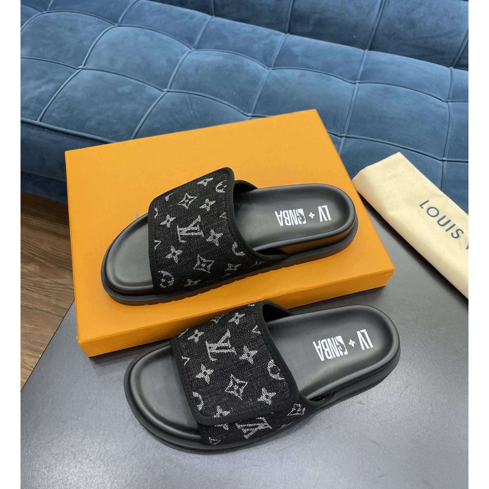 Louis Vuitton x NBA Monogram Slipper - 