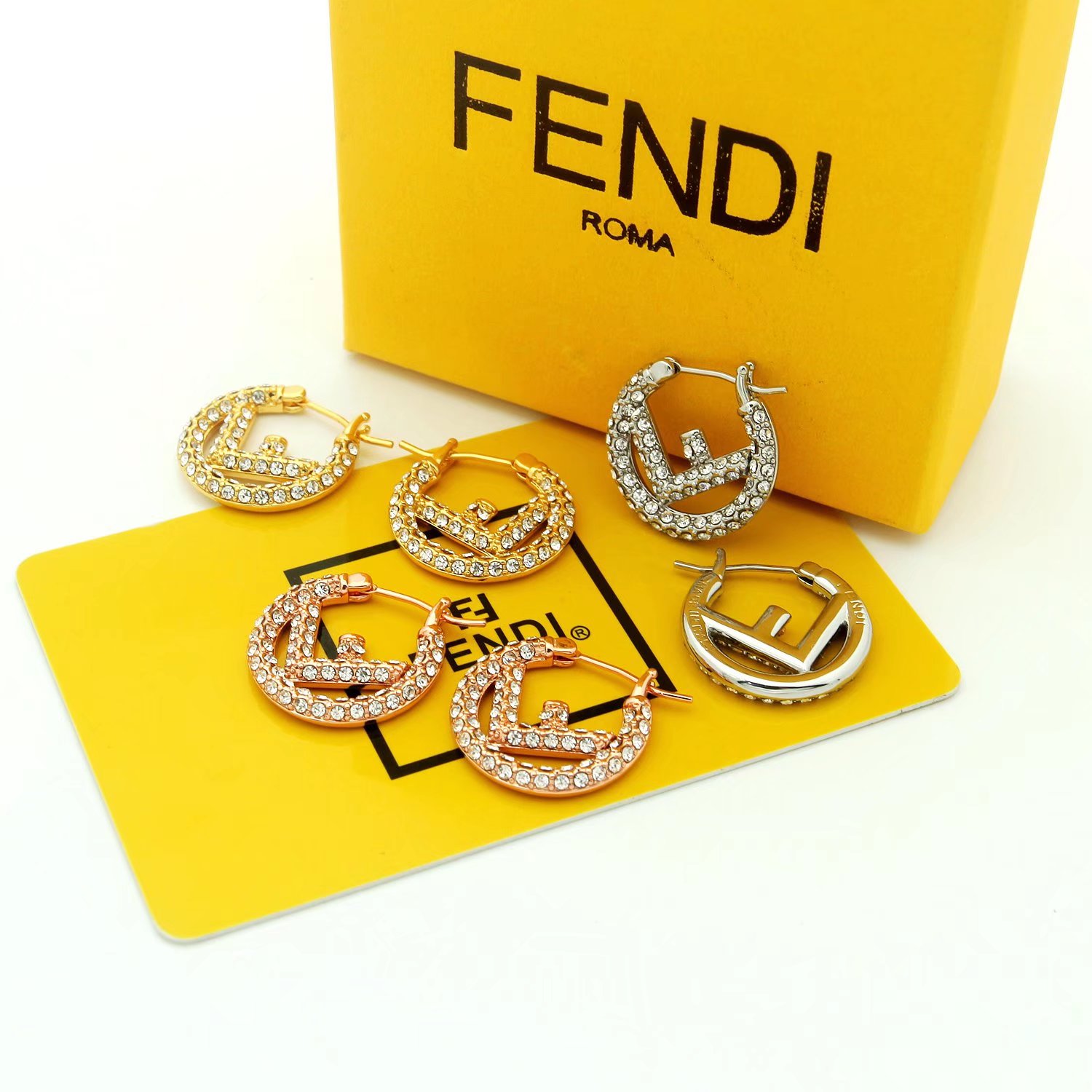 Fendi F Is Fendi Earrings - 