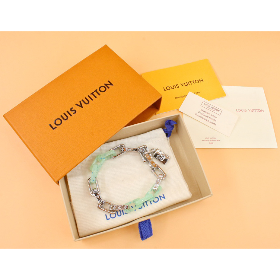 Louis Vuitton Monogram Chain Bracelet     M00733 - DesignerGu