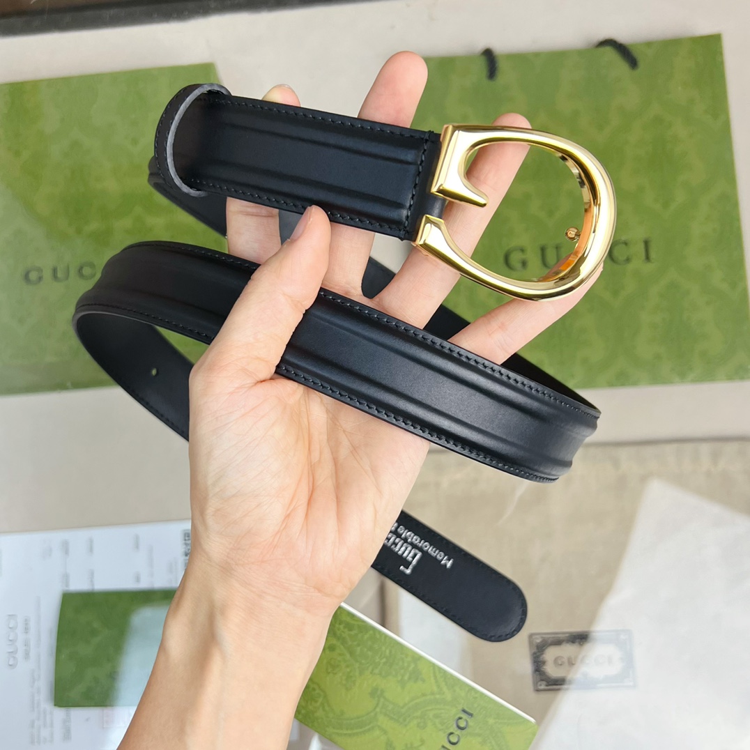 Gucci Belt With G Buckle - 