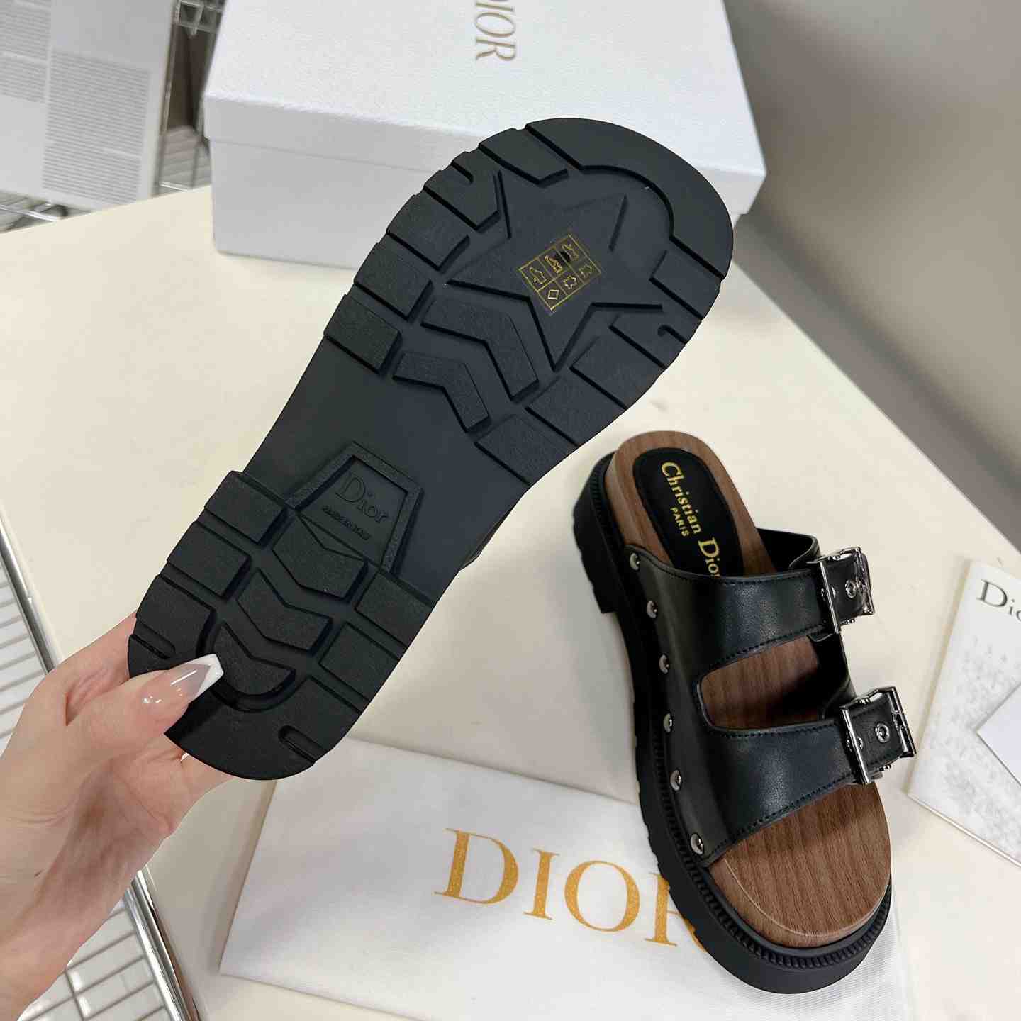 Dior Diorquake Strap Sandal - 