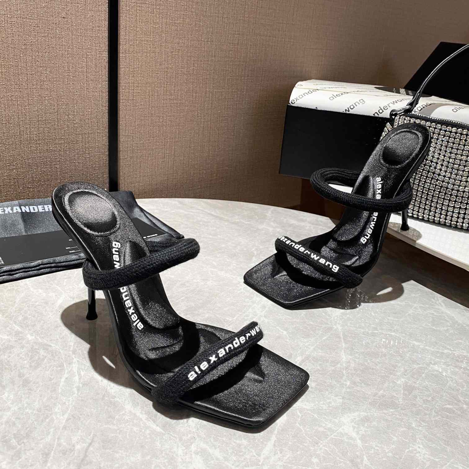 Alexander Wang Julie Padded Nylon Sandal  - 