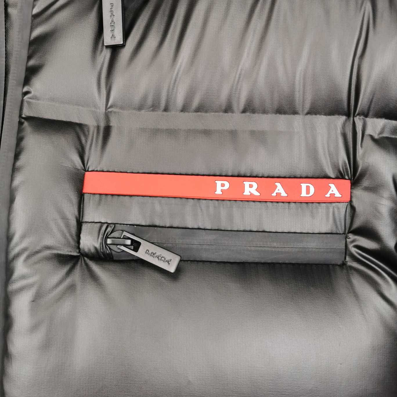 Prada Light Nylon Hooded Puffer Jacket - DesignerGu