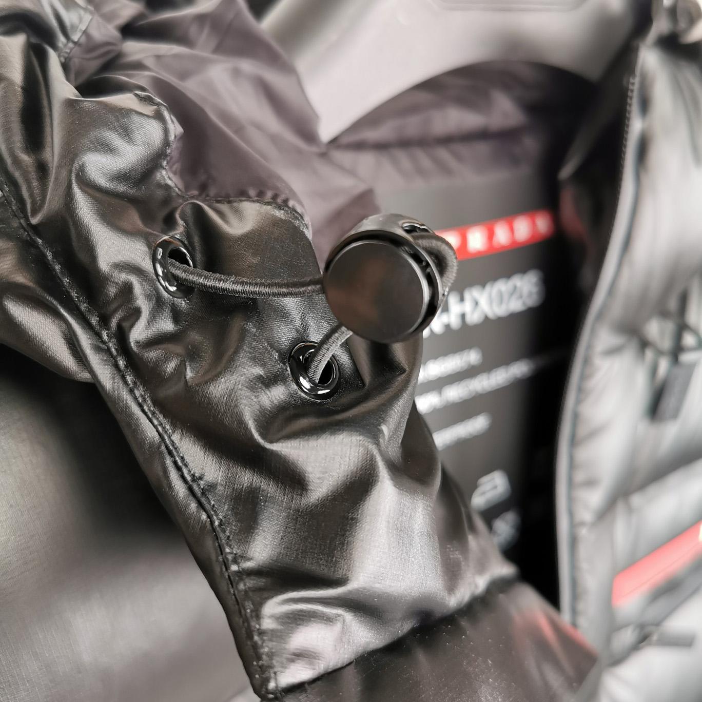 Prada Light Nylon Hooded Puffer Jacket - 