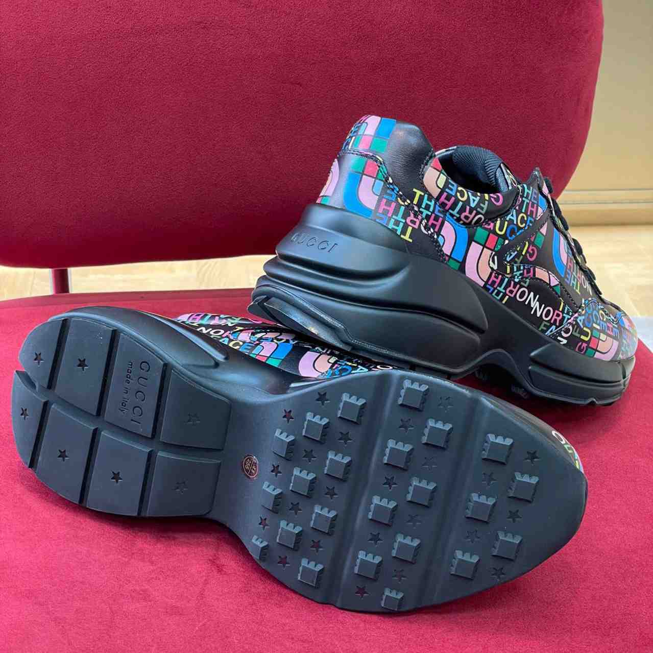 The North Face x Gucci Rhyton Sneaker - DesignerGu