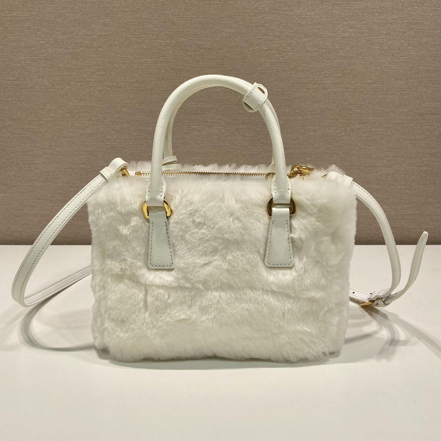 Prada Galleria Shearling Mini-Bag - 