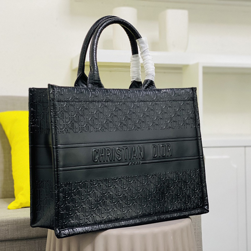 Dior Oblique Black Book Tote(42*16*32cm) - 