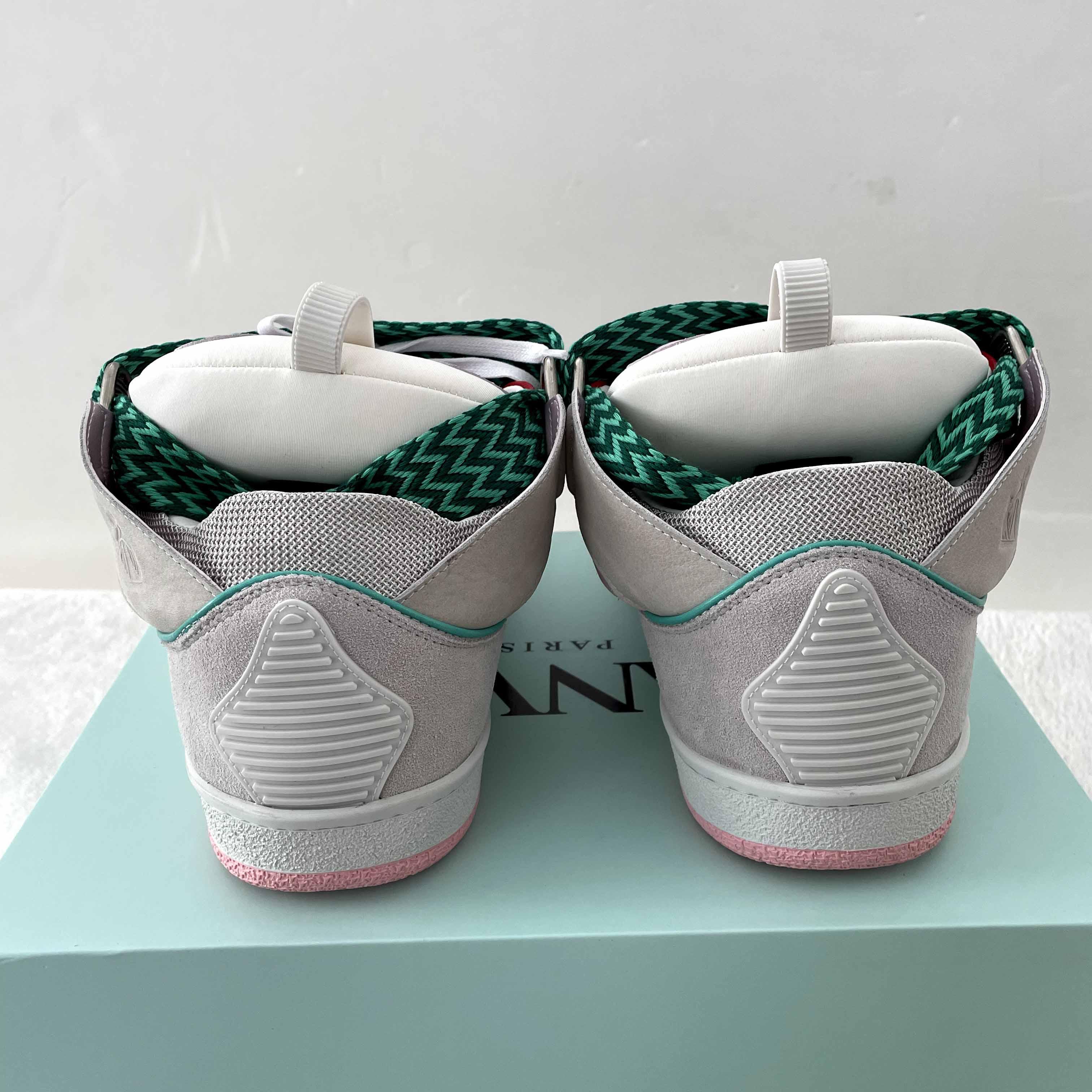 Lanvin Leather Curb Sneakers - 