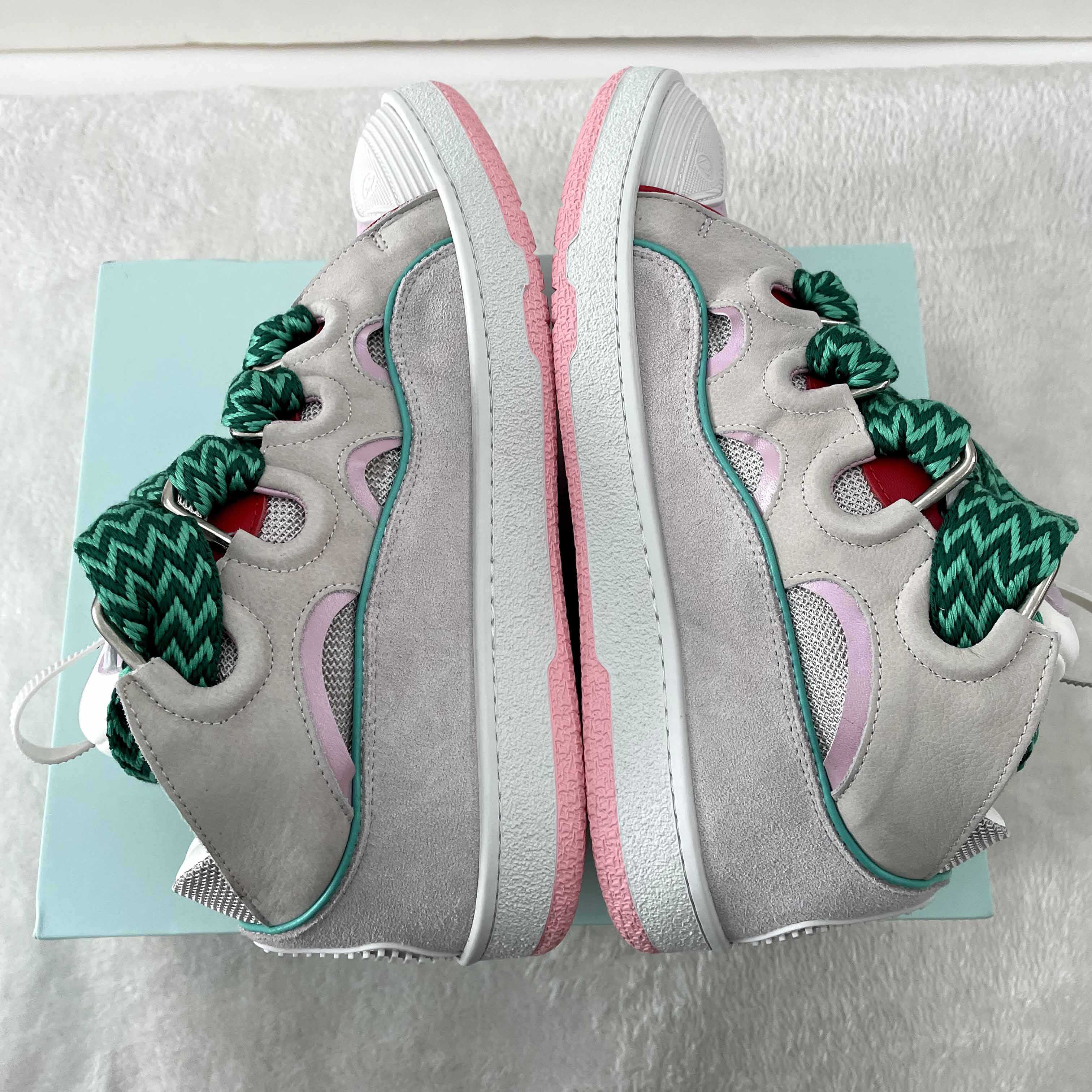 Lanvin Leather Curb Sneakers - 