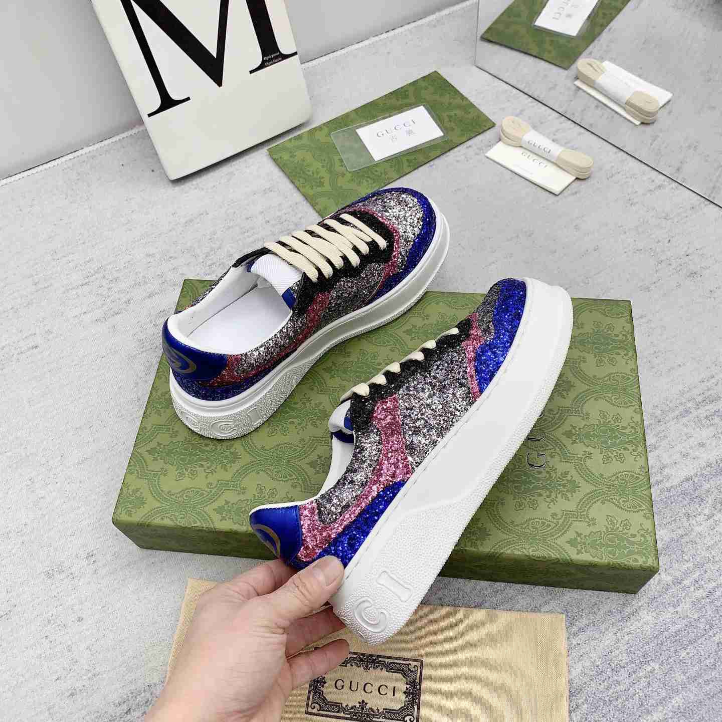Gucci Glitter Sneaker - 