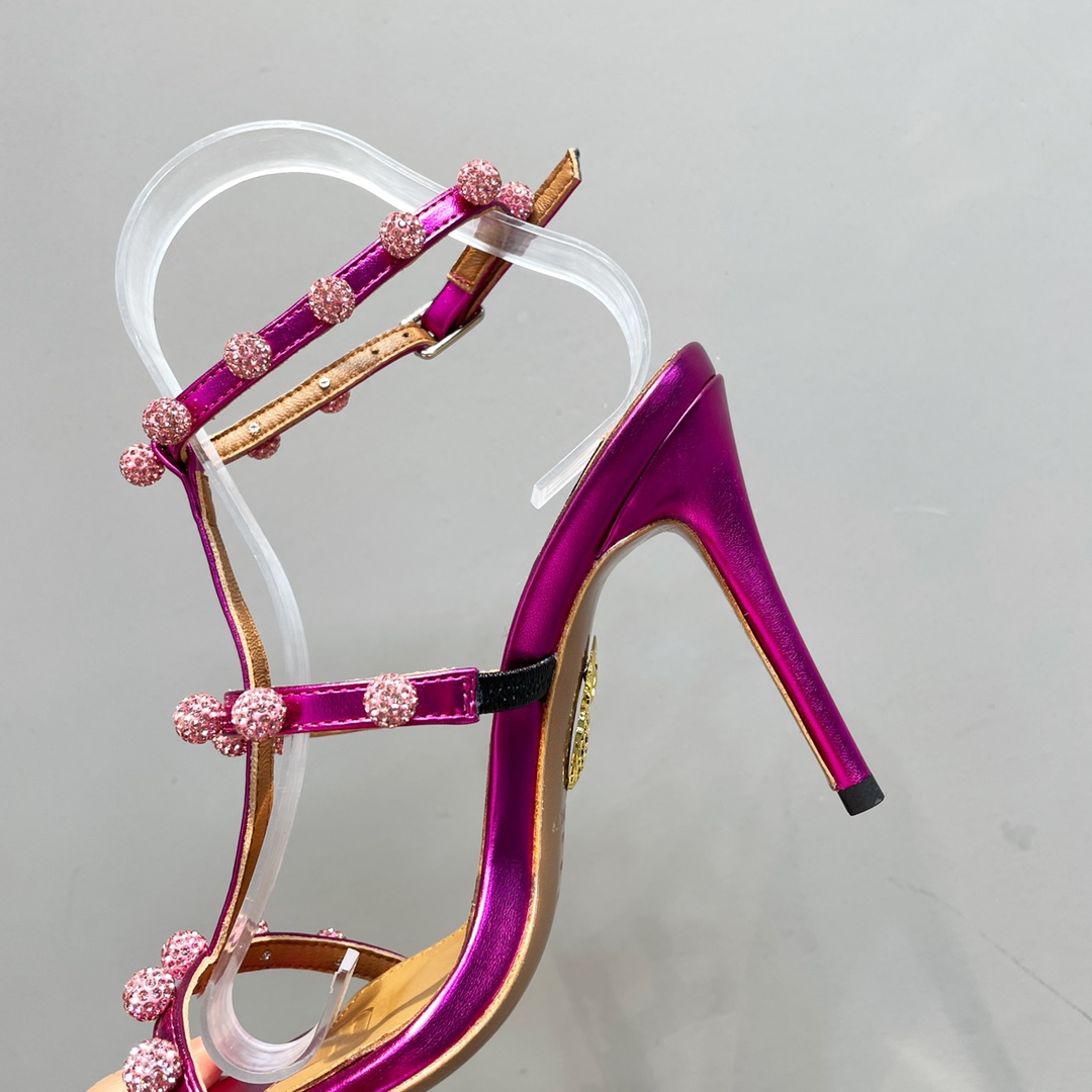 Aquazzura Cha Cha Cha Crystal Sandal  95 - 