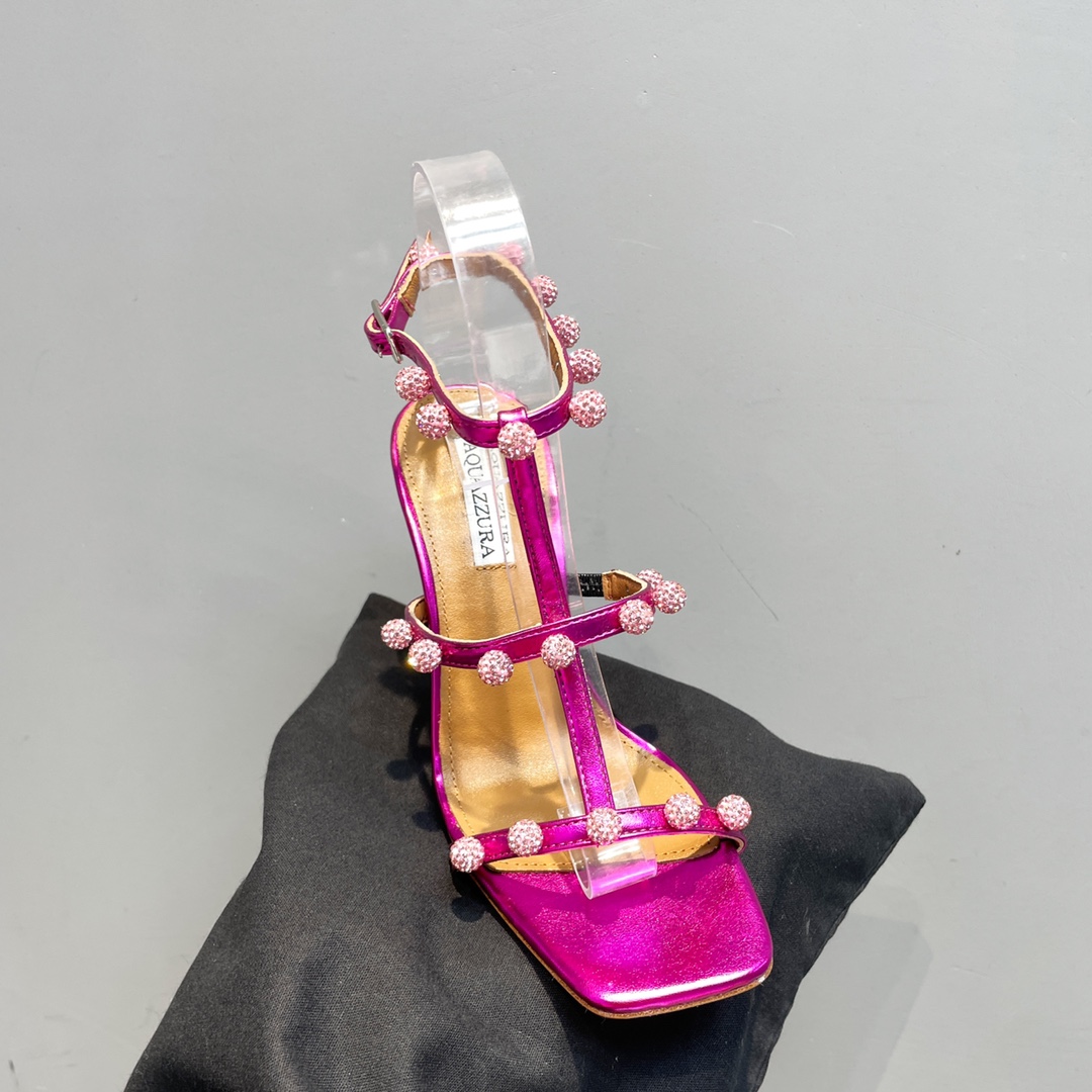 Aquazzura Cha Cha Cha Crystal Sandal  95 - 