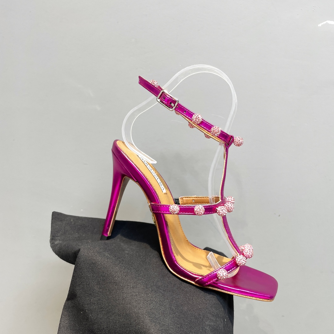 Aquazzura Cha Cha Cha Crystal Sandal  95 - 