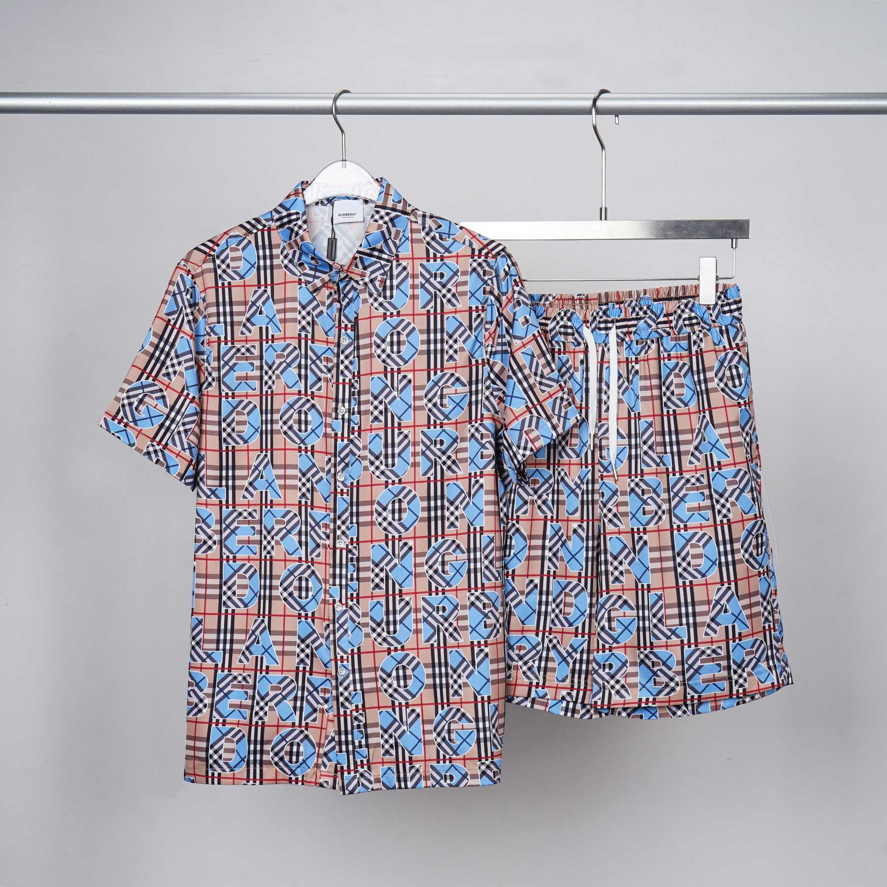 Burberry Vintage Check Logo Short Sleeve Shirt & Shorts