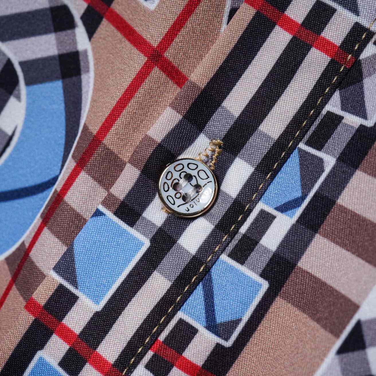 Burberry Vintage Check Logo Short Sleeve Shirt & Shorts - 