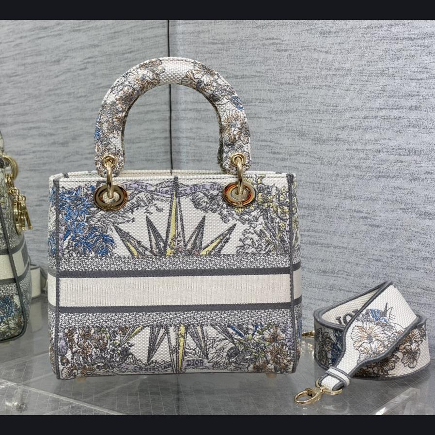 Dior Medium Lady D-lite Bag - DesignerGu