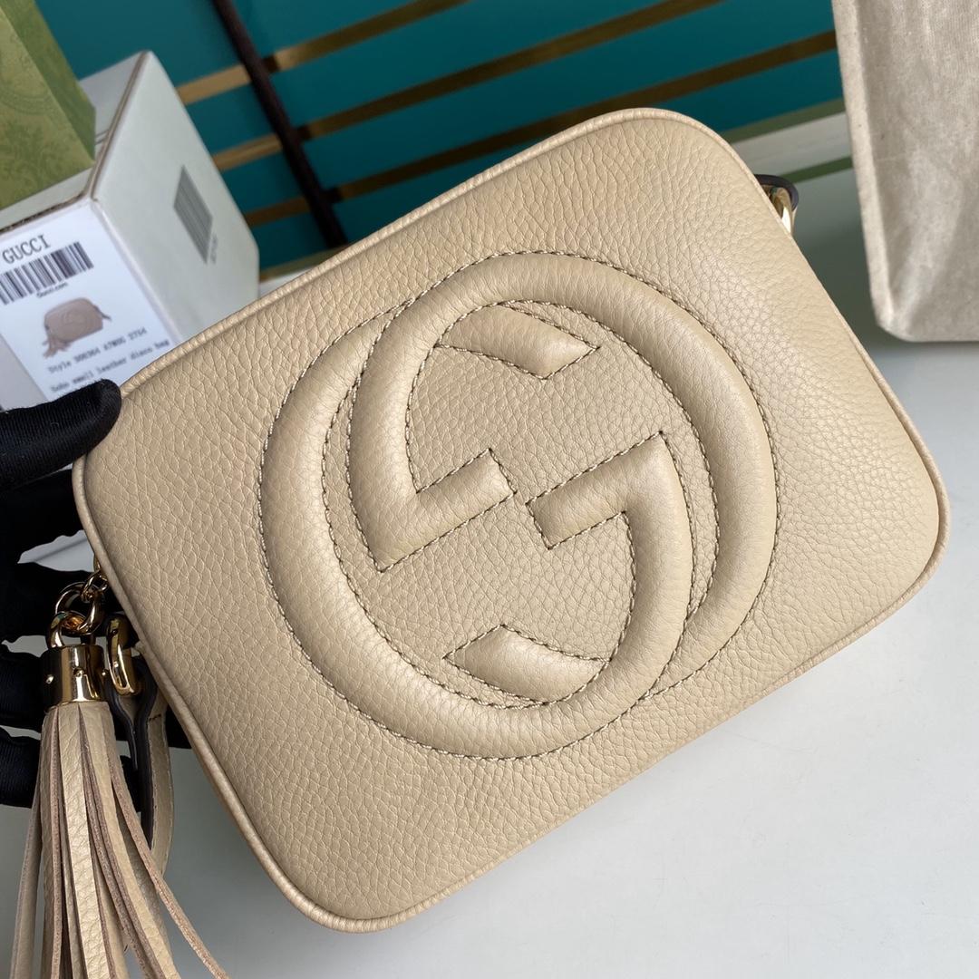Gucci Soho Small Leather Disco Bag(22-15-7cm) - 