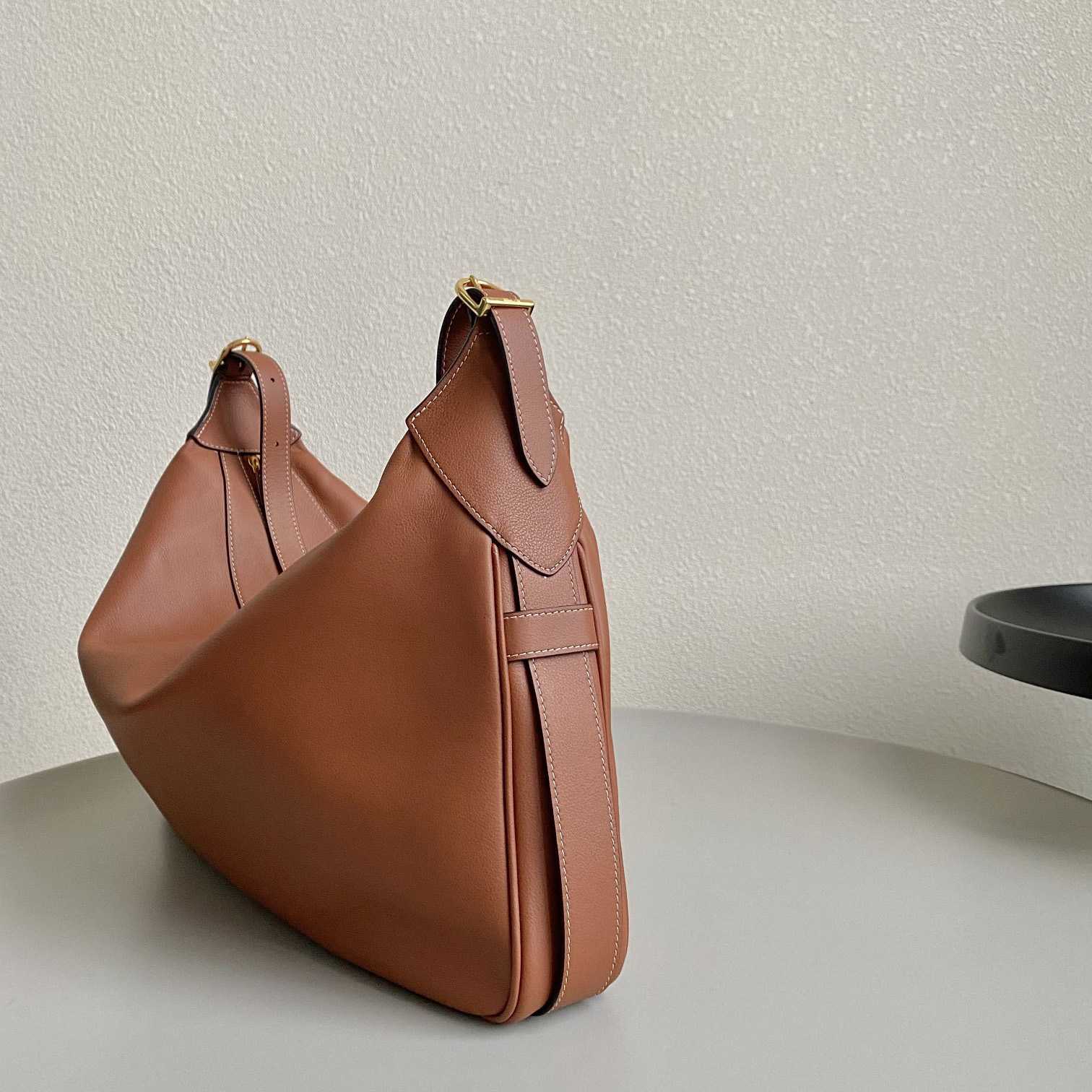 Celine Large Romy In Supple Calfskin Tan - 