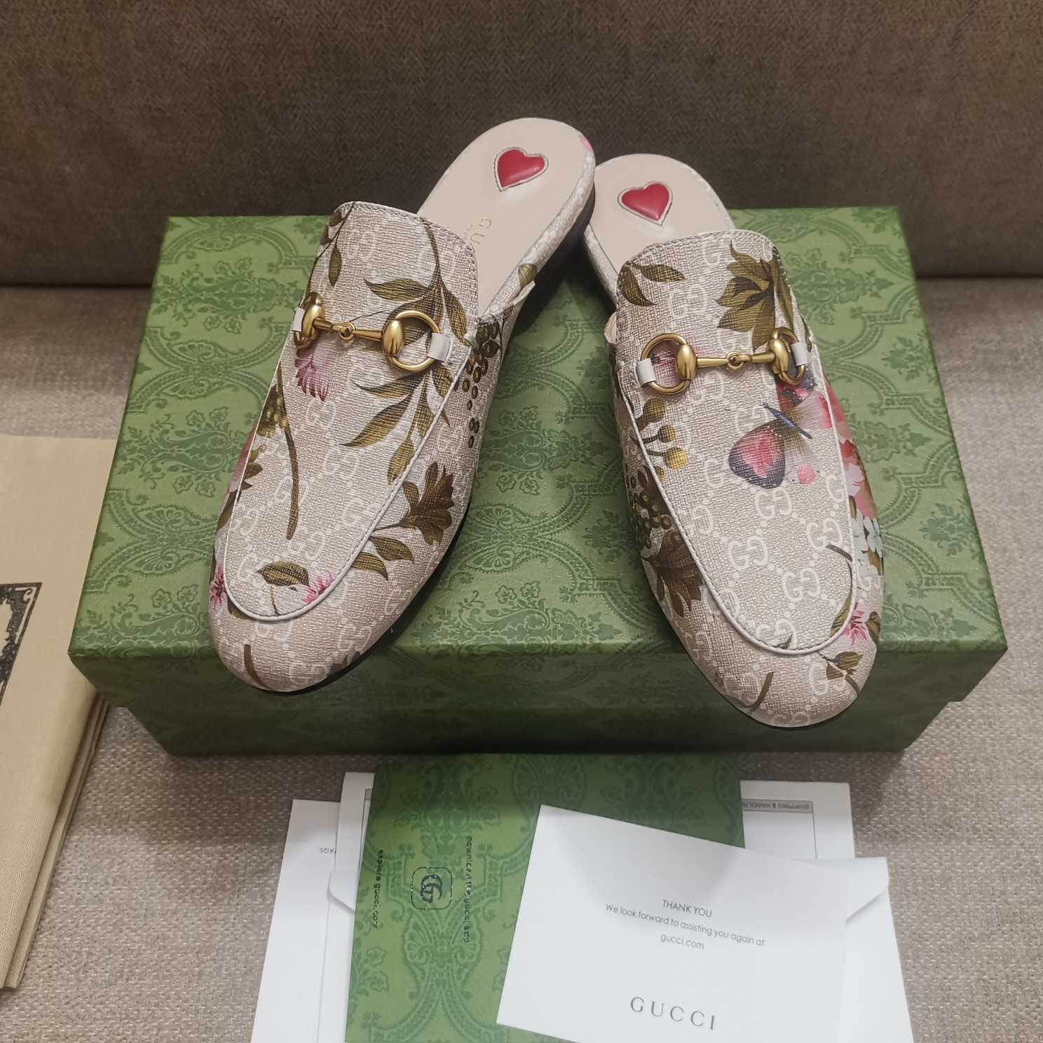 Gucci Women's GG Flora Princetown Slipper - 