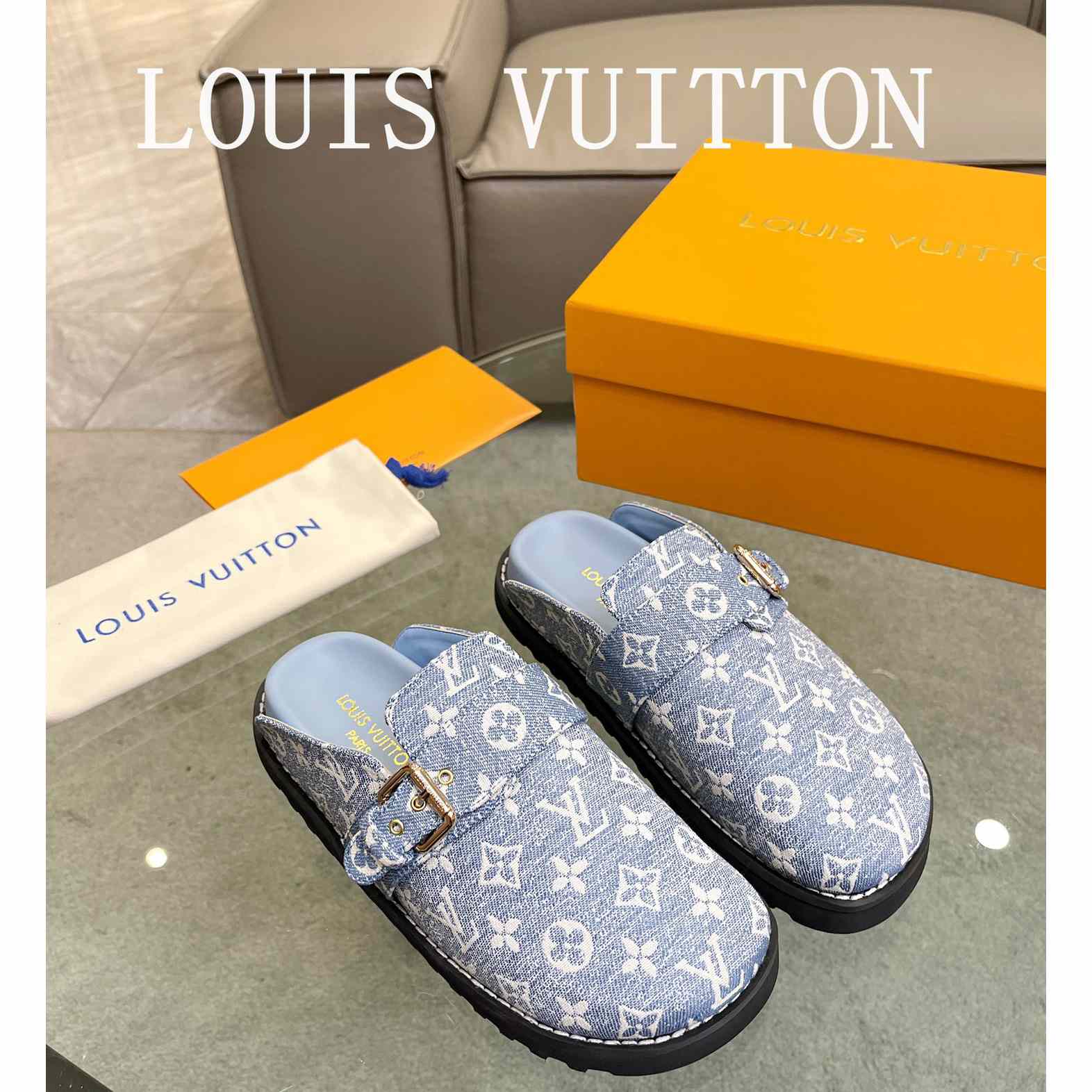 Louis Vuitton Lv Cosy Flat Comfort Clog         1AB3PD - 