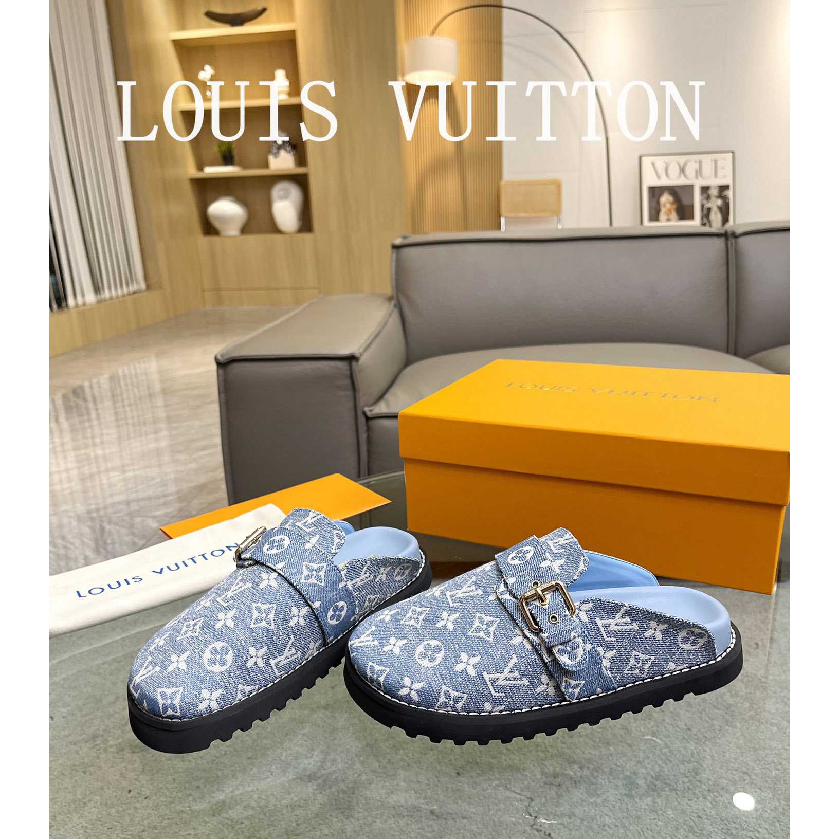 Louis Vuitton Lv Cosy Flat Comfort Clog         1AB3PD - 