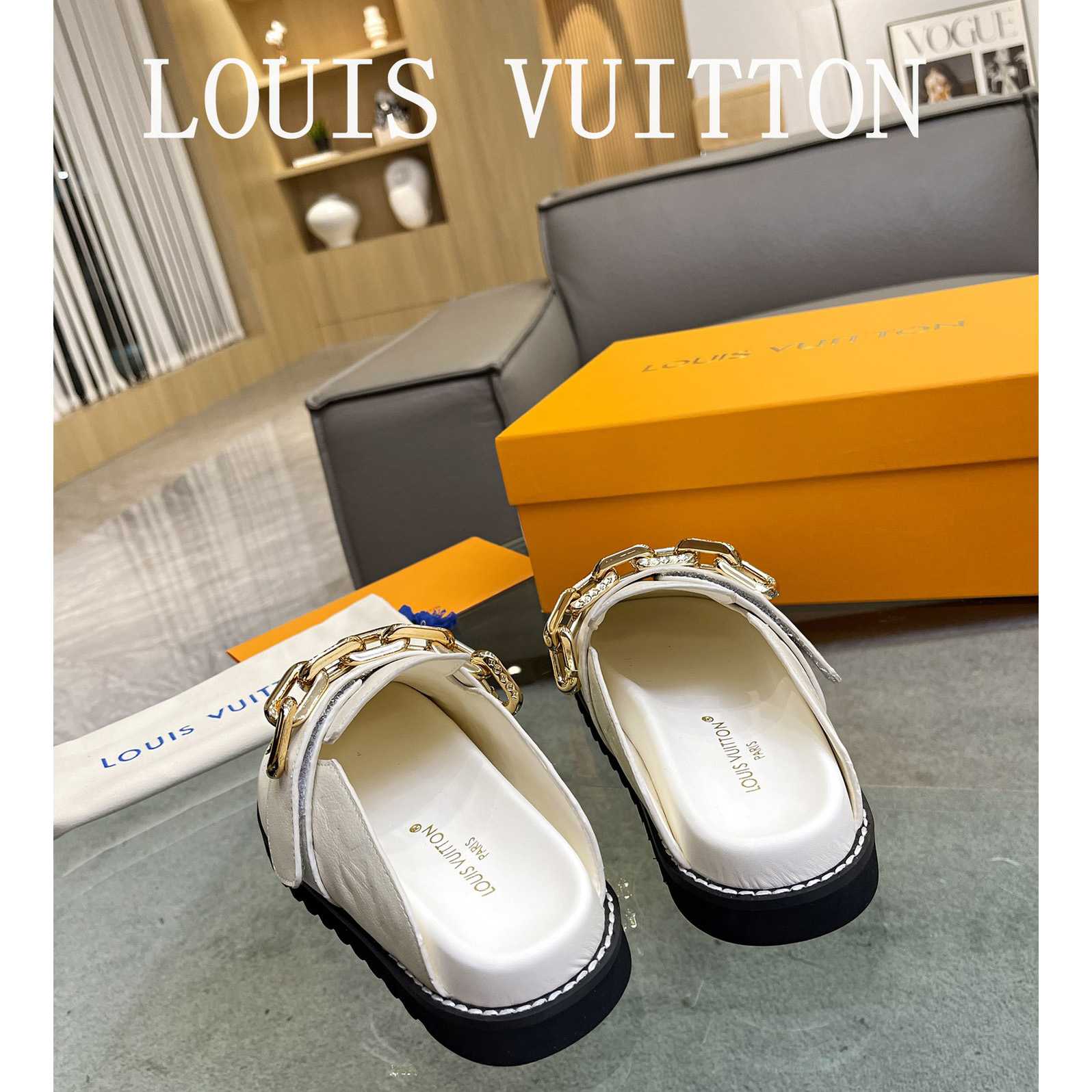 Louis Vuitton Lv Cosy Flat Comfort Clog         - 