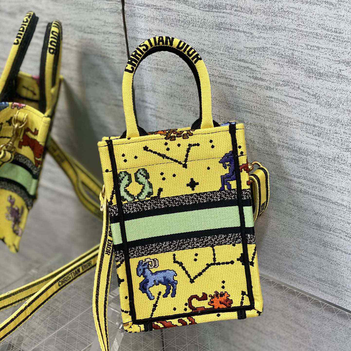 Dior Mini Dior Book Tote Phone Bag - 