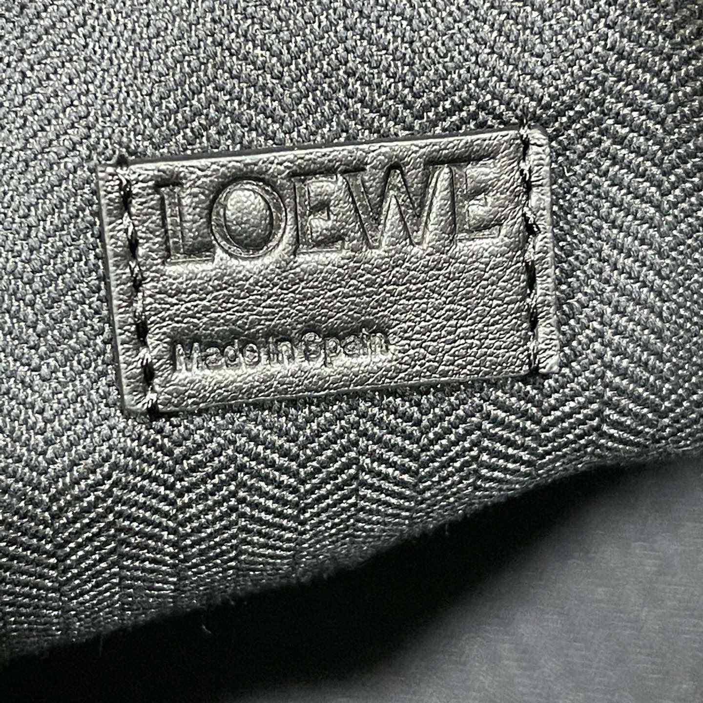 Loewe Cubi Crossbody Bag In Supple Smooth Calfskin And Jacquard - 