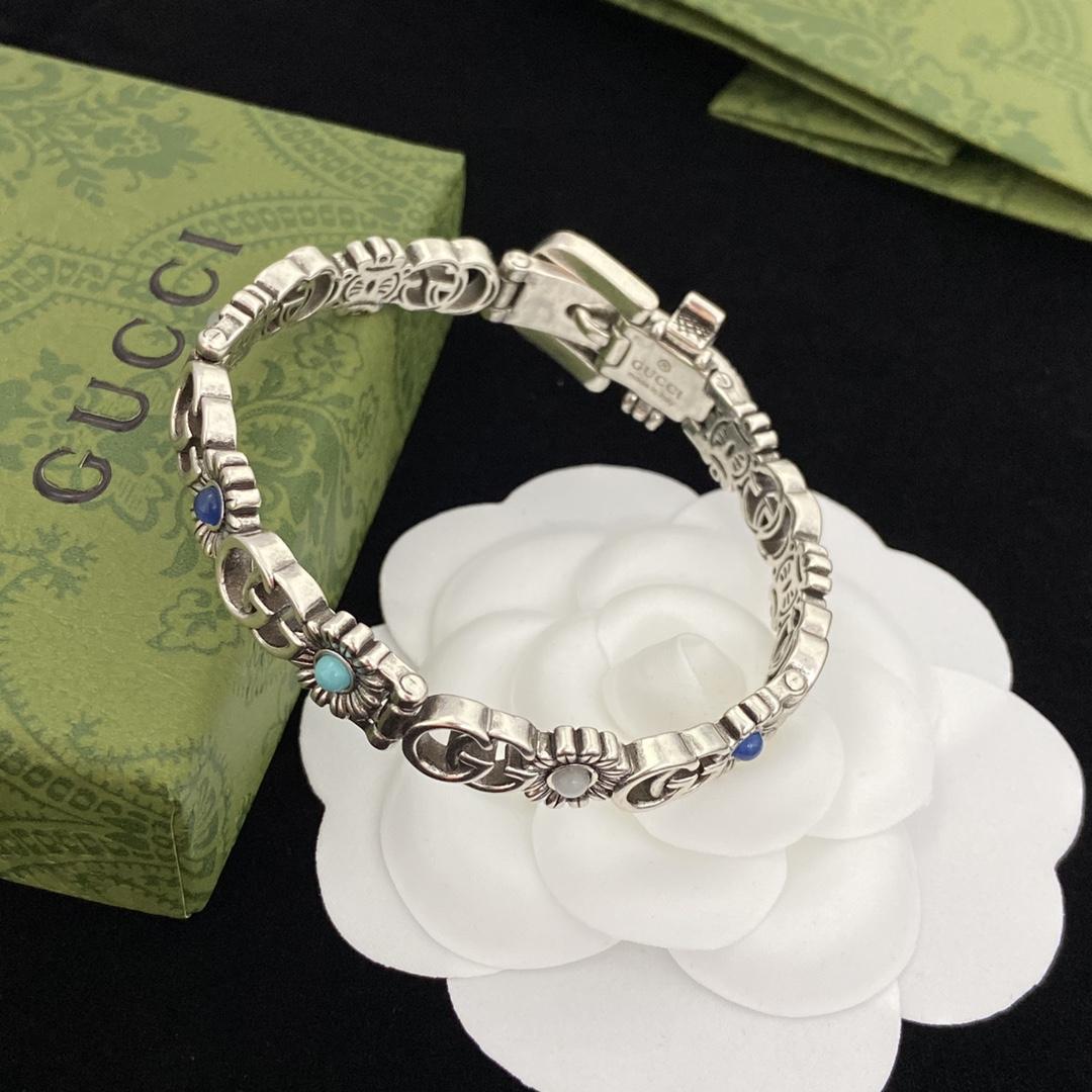 Gucci Double G Flower Bracelet - 