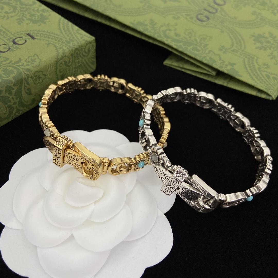 Gucci Double G Flower Bracelet - 