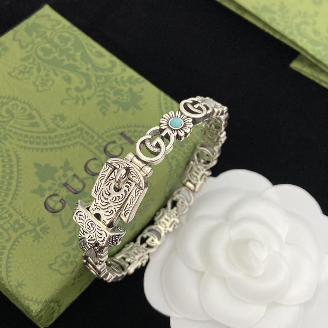 Gucci Double G Flower Bracelet - 