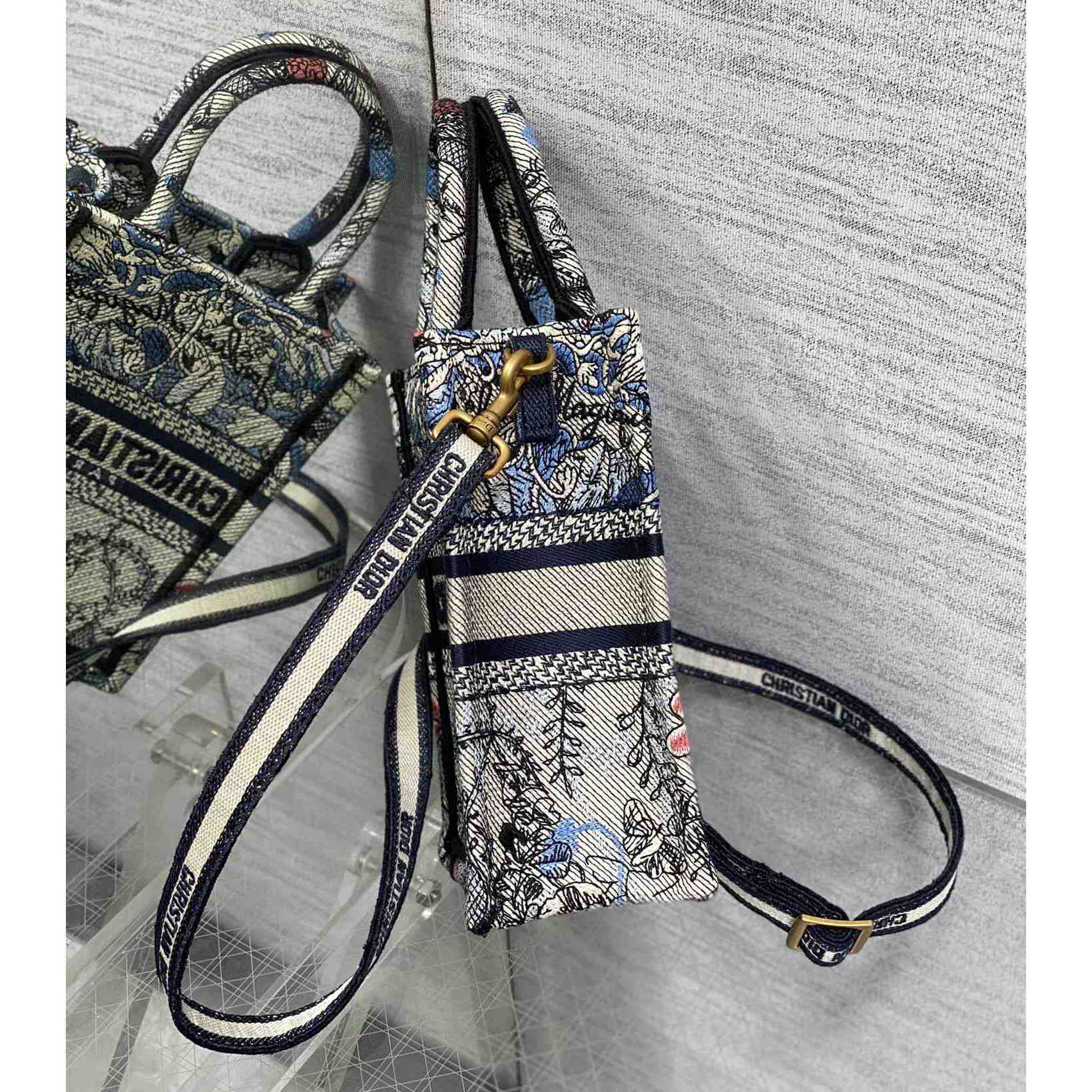 Dior Mini Dior Book Tote Phone Bag - 