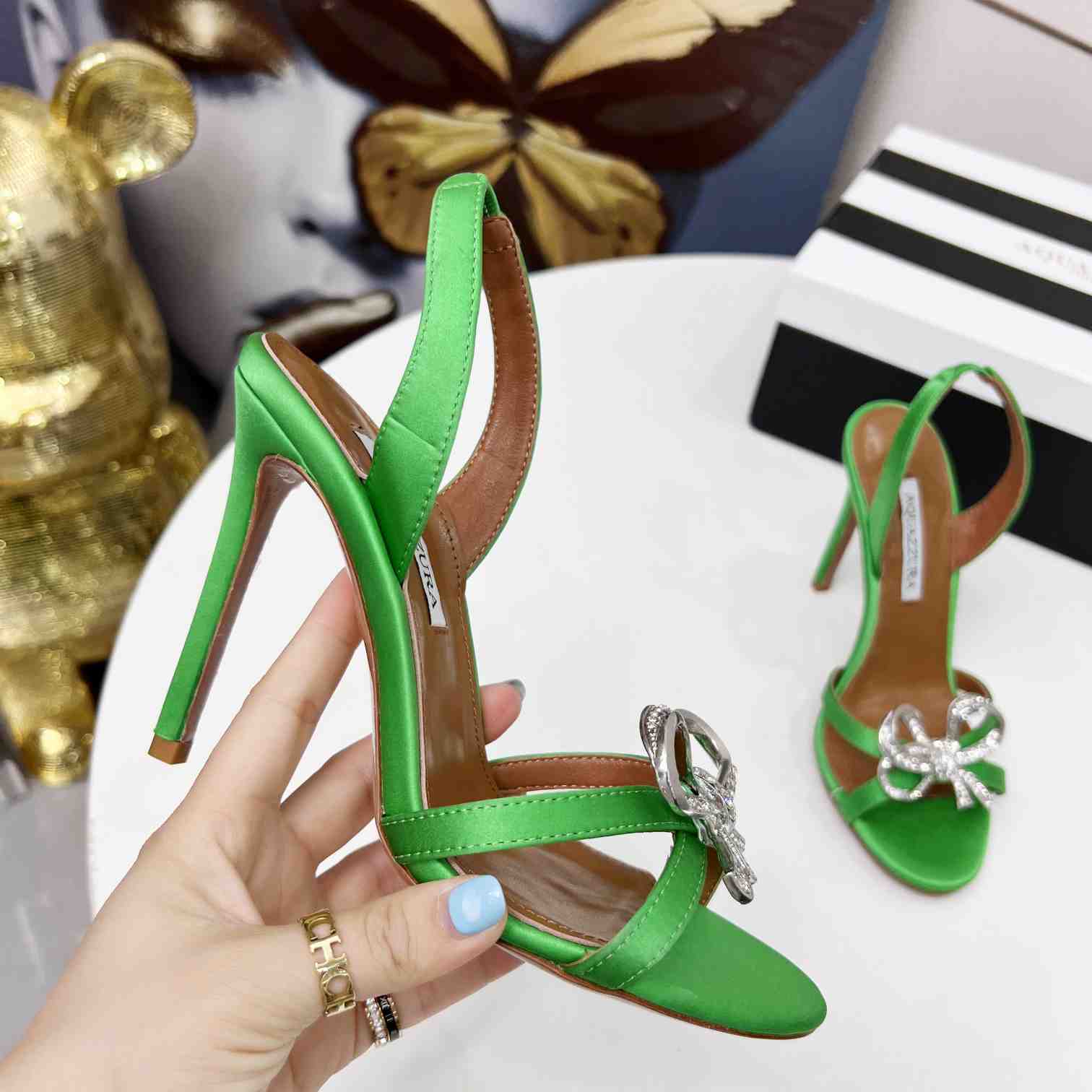 Aquazzura Babe Sandal 105 - DesignerGu