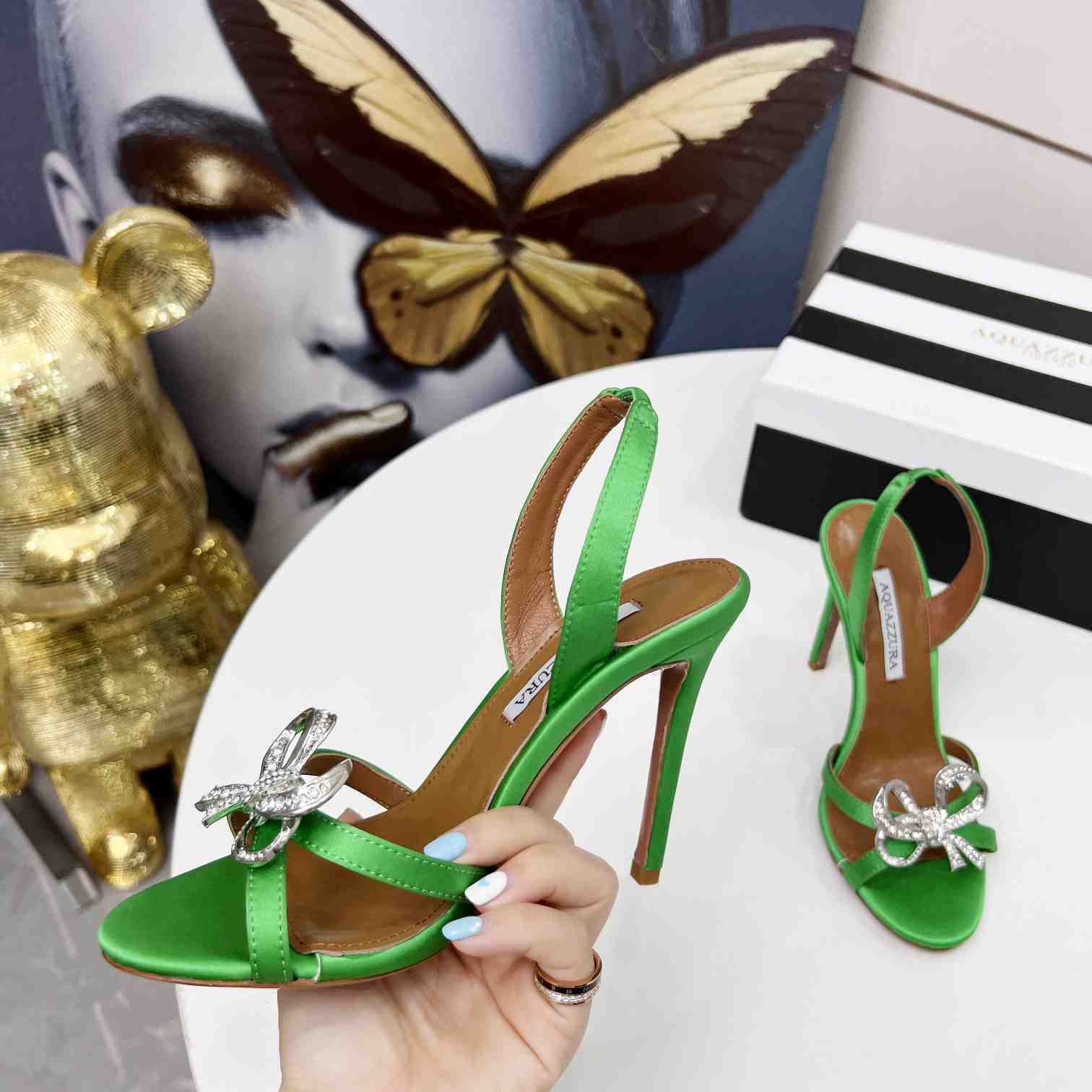 Aquazzura Babe Sandal 105 - DesignerGu