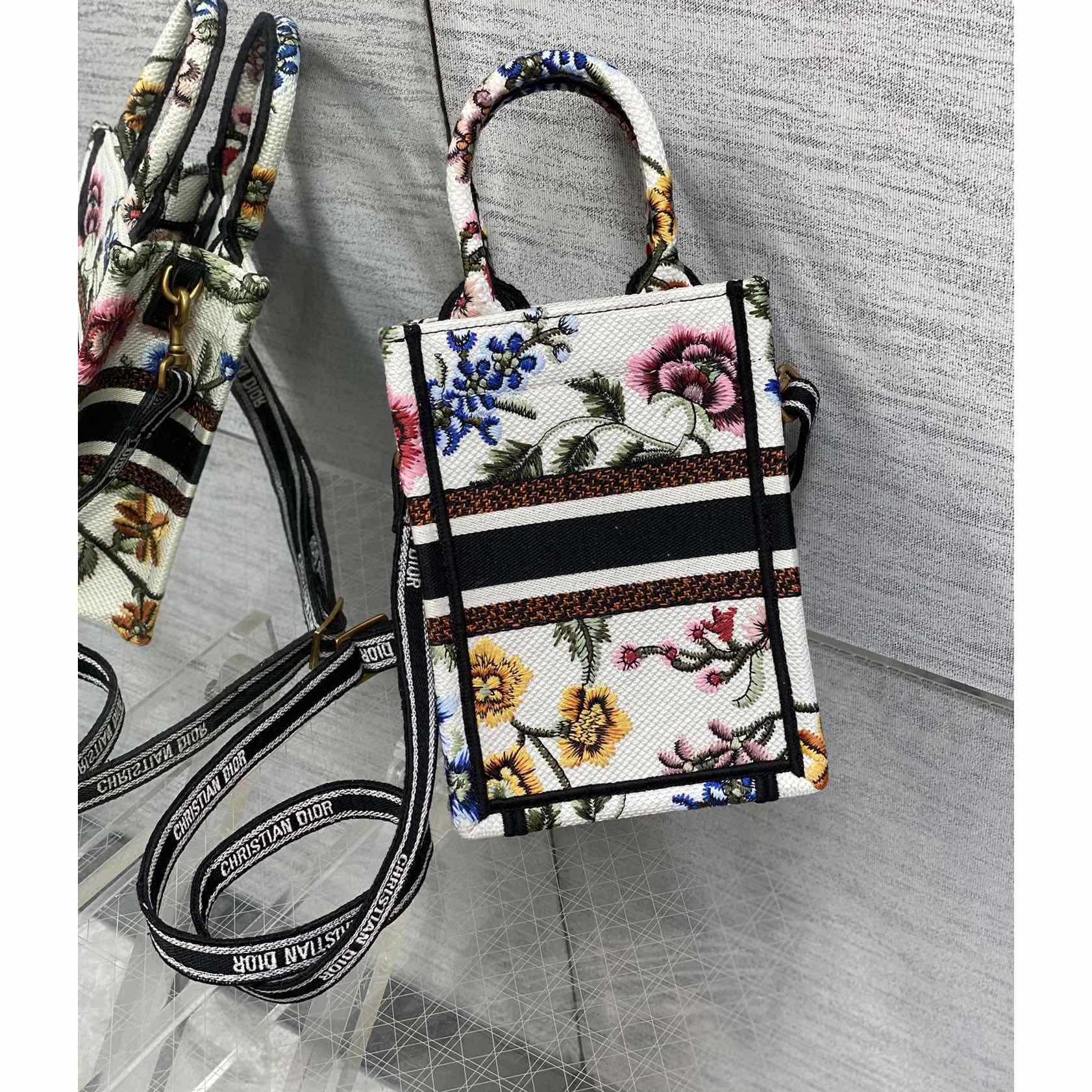 Dior Mini Dior Book Tote Phone Bag - 