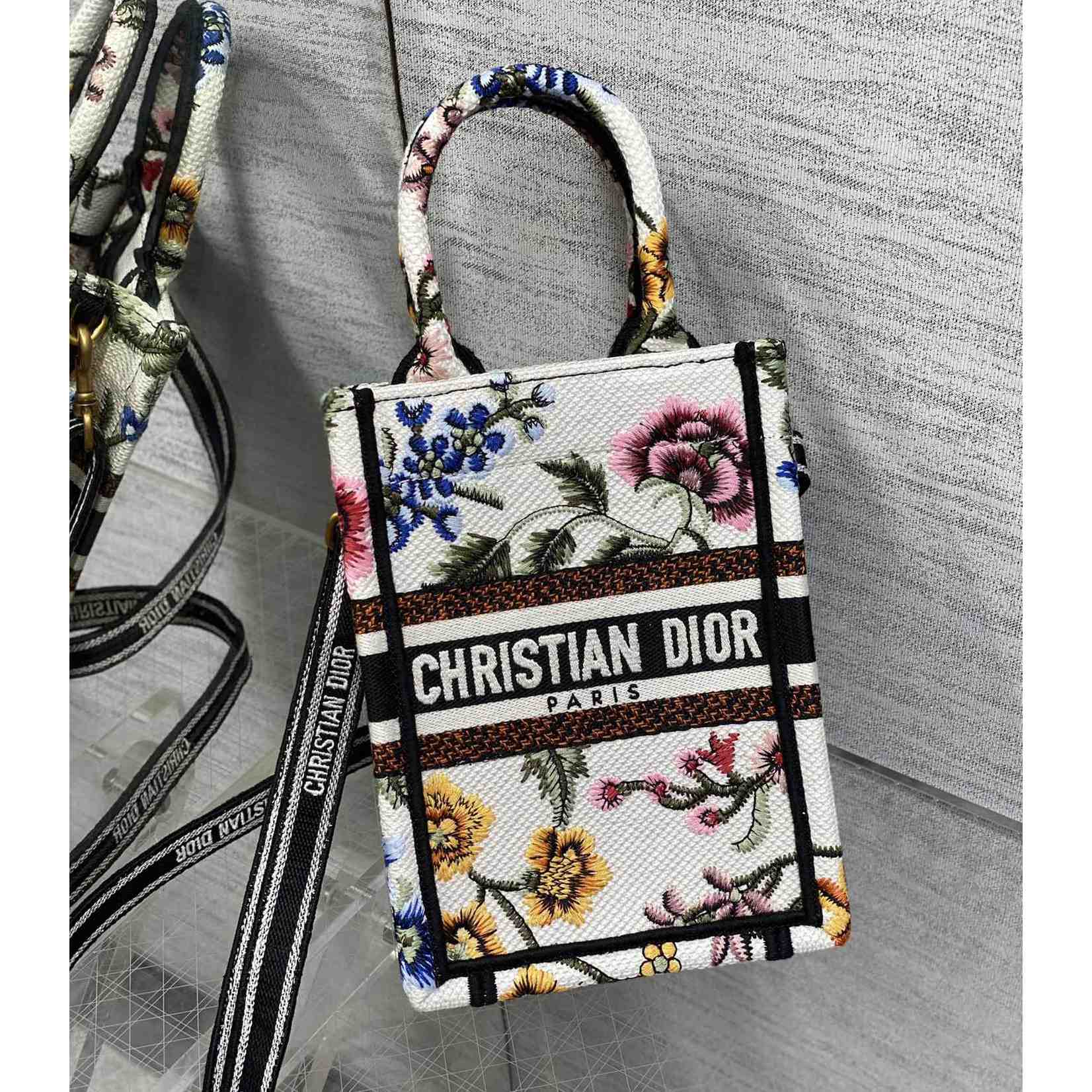 Dior Mini Dior Book Tote Phone Bag - 