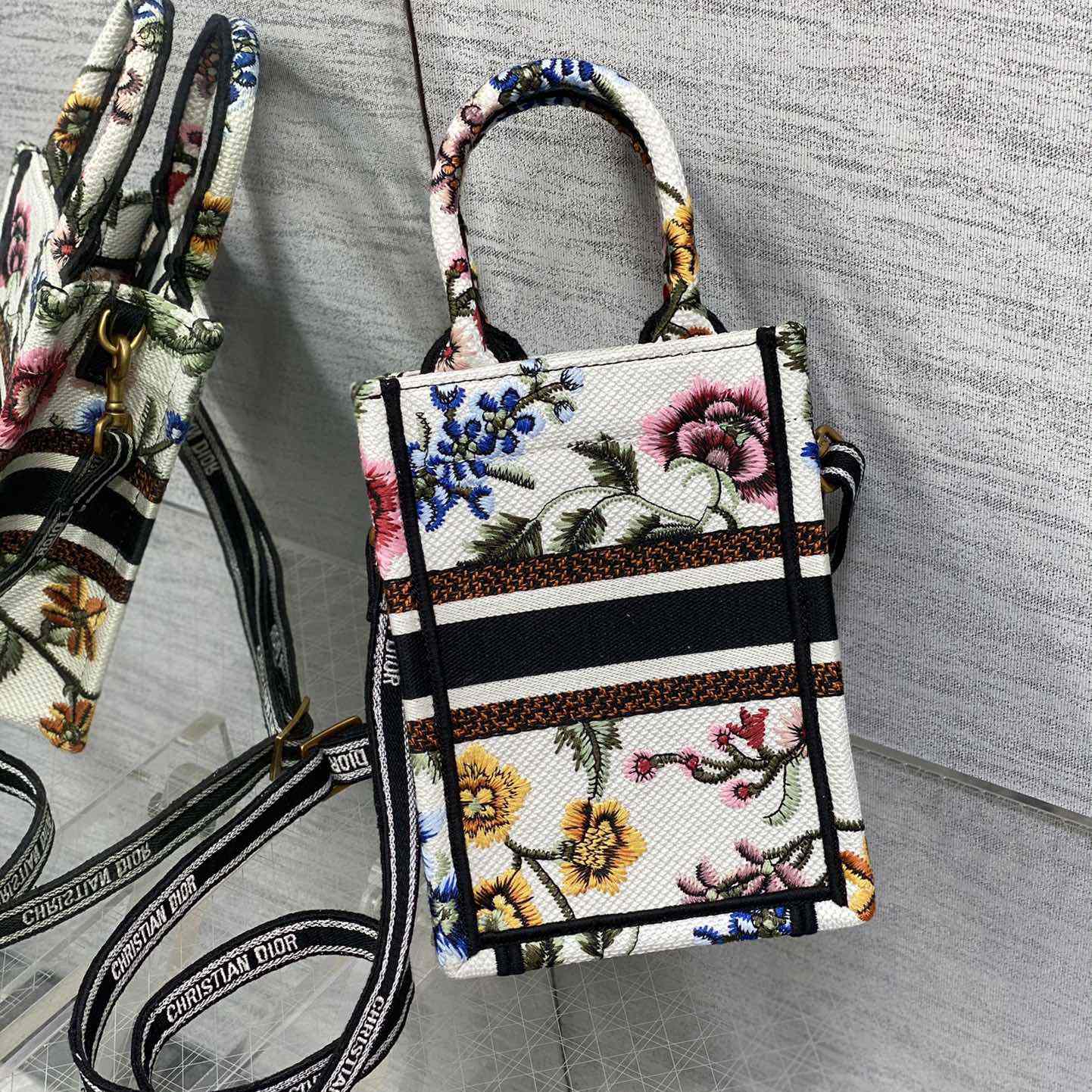 Dior Mini Dior Book Tote Phone Bag - 