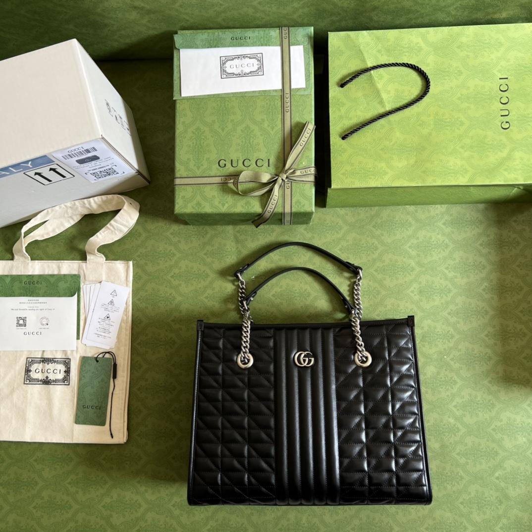 Gucci GG Marmont Medium Tote Bag(35*26*13cm) - 